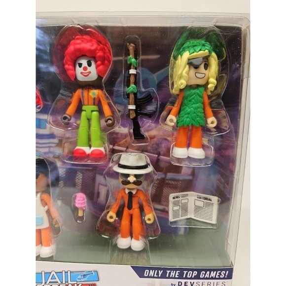 Roblox DEVSERIES Jailbreak Hiding In Plain Sight 6 Action Figures Virtual Code - Picture 4 of 4
